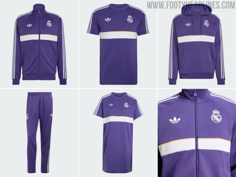 Die lila Real Madrid 26-27 Originals-Kollektion ist erschienen