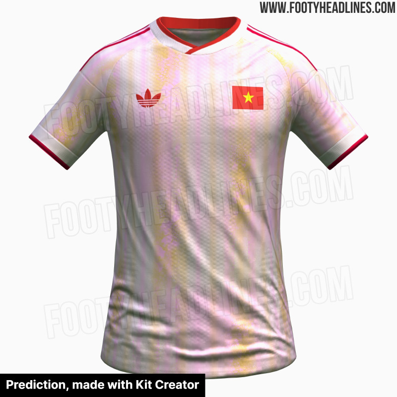 Geleakt: Das Adidas-Auswärtstrikot für Vietnam 2027 wird ein echter Knaller – Schluss mit Jogarbola