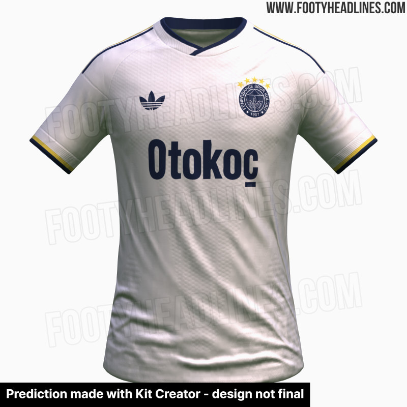 Design des Fenerbahçe-Auswärtstrikots 27–28 geleakt + Prognose