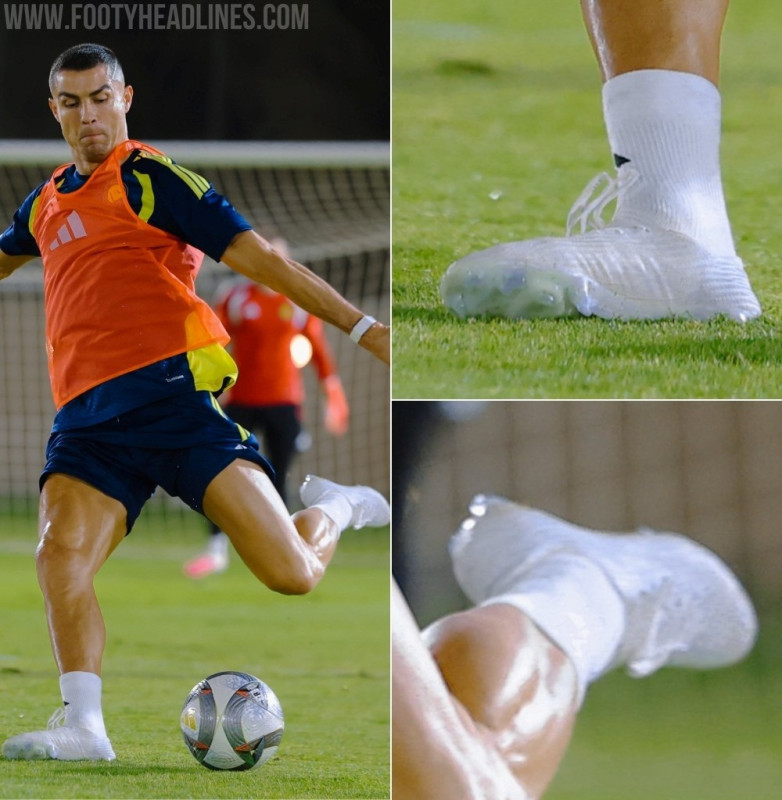 Ronaldo kehrt mit dem „Whiteout“-Prototyp des Nike Mercurial Superfly 11 Fußballschuhs zum Training zurück
