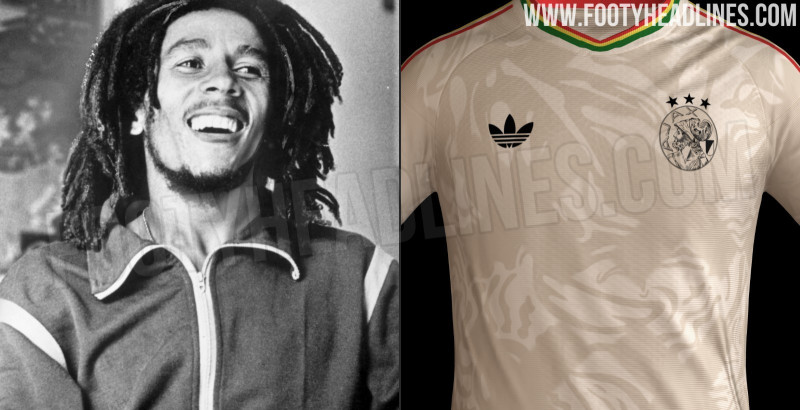 Exklusiv: Design des Adidas Bob Marley Ajax Auswärtstrikots 27–28 geleakt