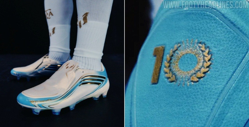 Adidas versieht Messis „Abschieds“-F50-Fußballschuhe mit besonderen Details an der Ferse