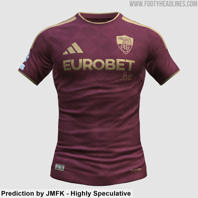 Exklusiv: Das Trikot des AS Roma für die Saison 27–28 als Hommage an den Football Club di Roma