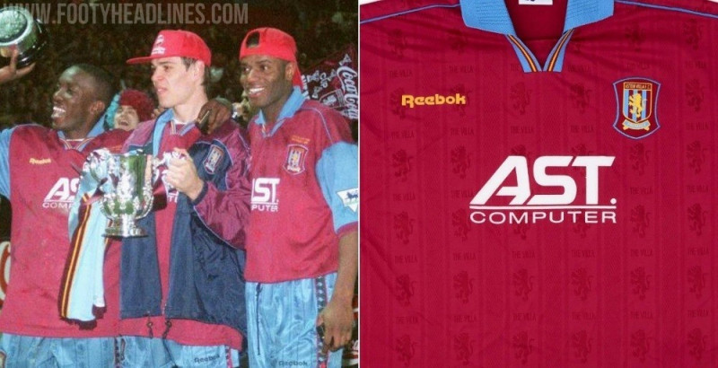 Das Aston-Villa-Trikot 27–28 wird im Wesentlichen eine Neuauflage des Heimtrikots von 1995–97 sein