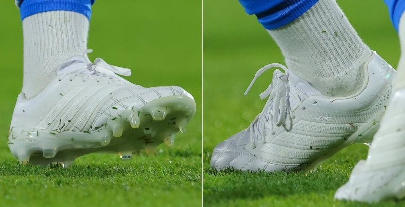 Prototypen Next-Gen der Adidas adiPURE-Fußballschuhe aus nächster Nähe auf dem Platz gesichtet