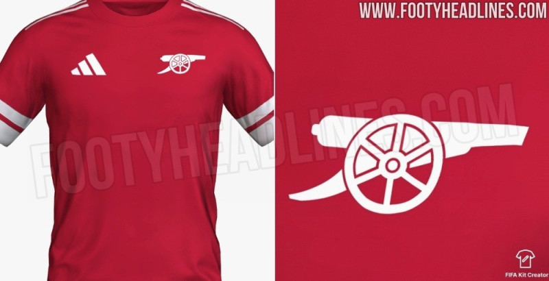 Arsenal-Teamwear-Trikot 27/28 geleakt