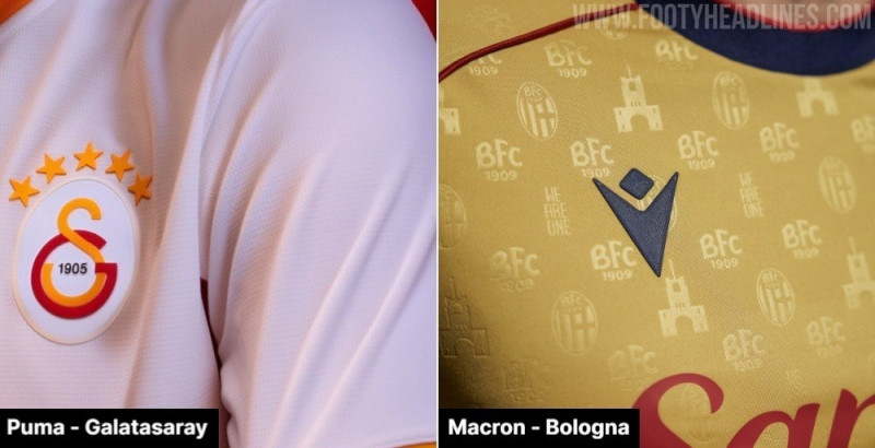 Puma muss sich steigern: Die Trikots von Galatasaray und Bologna zeigen die Lücke bei den Details