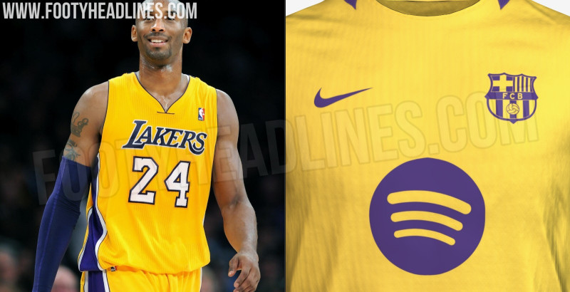 Exklusiv: Das Auswärtstrikot des FC Barcelona für die Saison 27/28 wird eine Hommage an die Lakers sein