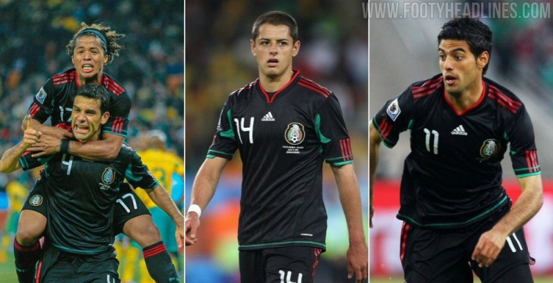 Adidas bringt das Auswärtstrikot der mexikanischen Nationalmannschaft aus der WM 2010 als Neuauflage heraus – nicht das Trikot