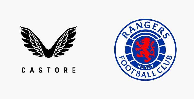 Die Marke Castore kehrt auf die Trikots der Rangers zurück