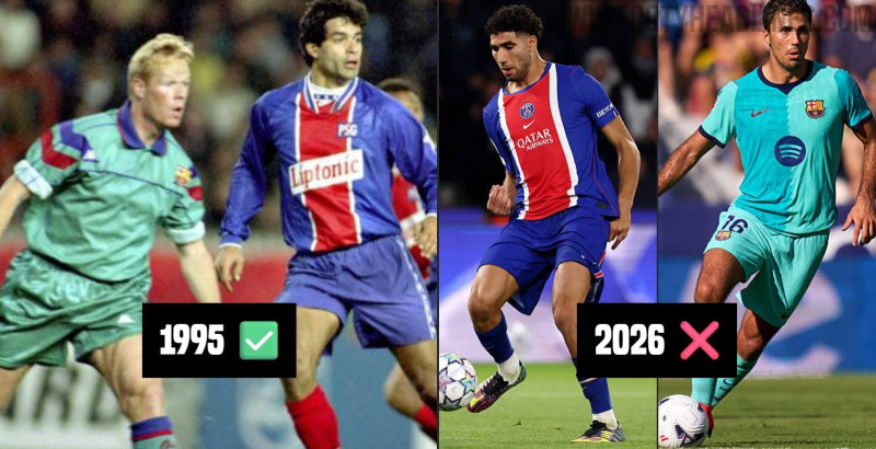 Ist „Blau (PSG) gegen Blaugrün (Barcelona)“ tatsächlich ein Farbkonflikt?
