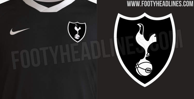 Exklusiv: Das dritte Trikot von Tottenham für die Saison 27/28 wird schwarz-weiß – Wappen als Wappenmotiv möglich