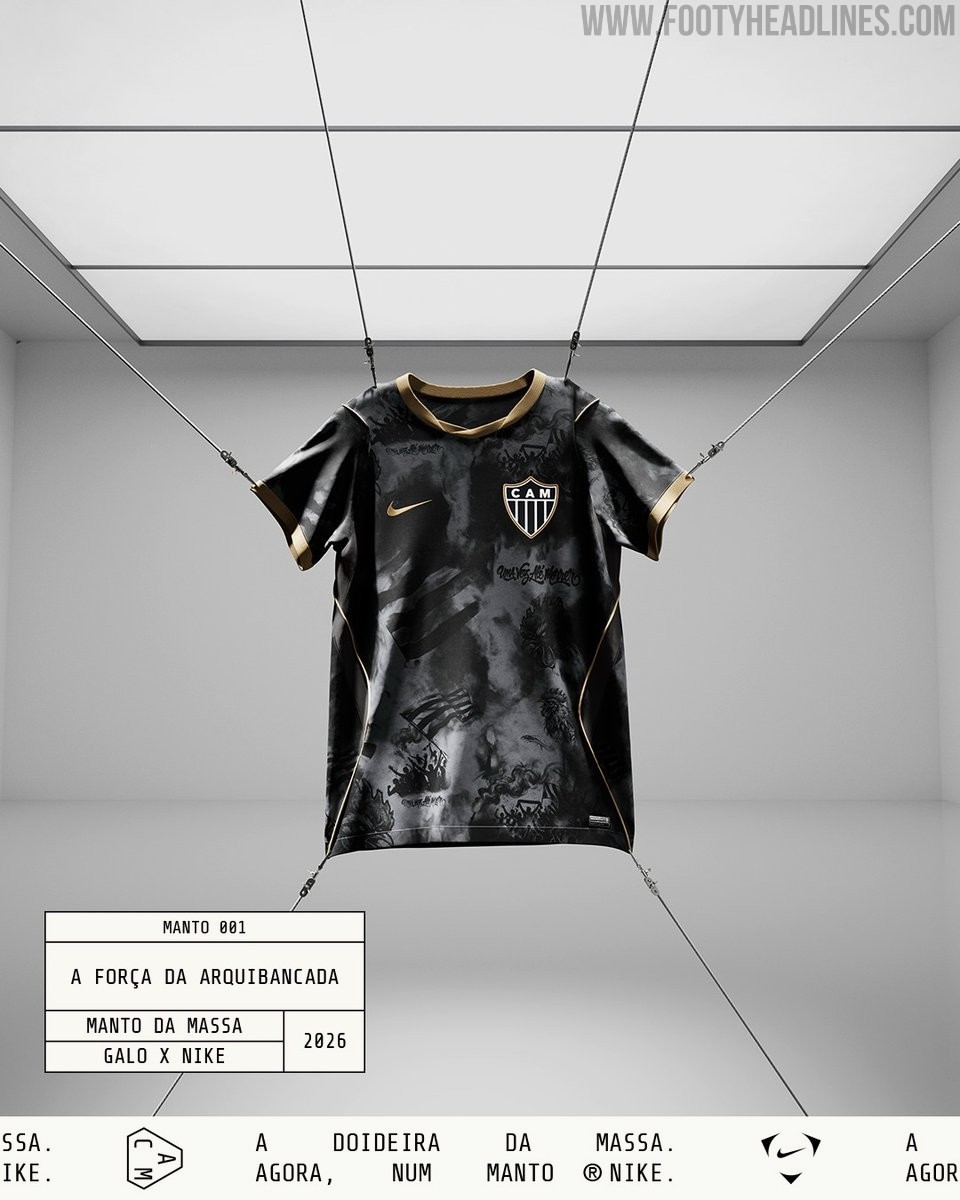 Atlético Mineiro & Nike geben drei Finalisten für das „Manto da Massa 26-27“-Trikot bekannt