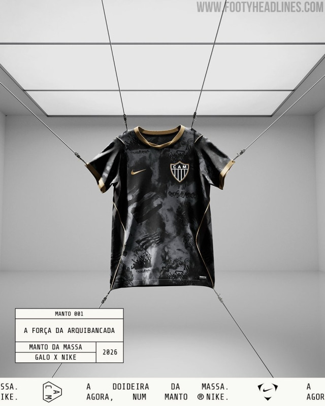 Atlético Mineiro & Nike geben drei Finalisten für das „Manto da Massa 26-27“-Trikot bekannt