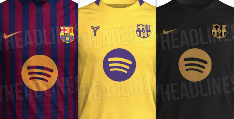 FC Barcelona: Trikot 27/28 geleakt + Infos zu Auswärtstrikots und dem dritten Trikot