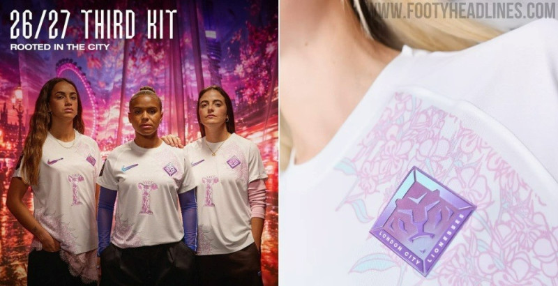 Drittes Trikot der London City Lionesses für die Saison 26/27 vorgestellt