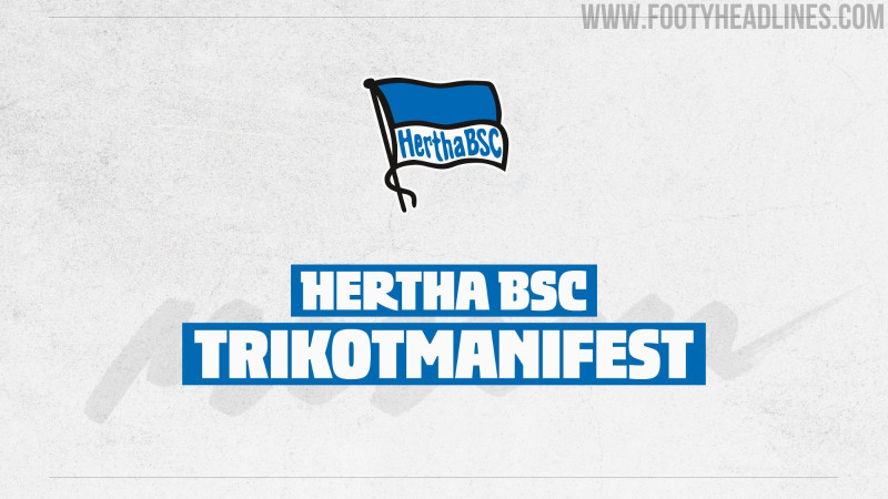 Hertha Berlin stellt Trikot-Manifest vor: Verbietet ausgefallene Auswärtsfarben und einfarbige Wappen