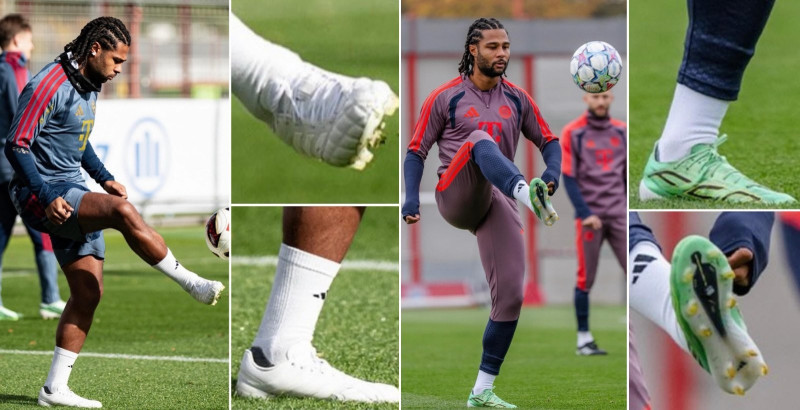 „One of Us“: Serge Gnabry testet einen Leder-Prototypen des Adidas adiPure Fußballschuhs und trägt normalerweise den F50 Hyperfast
