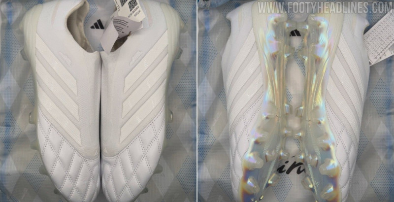 Völlig neue Adidas AdiPURE 2027-Fußballschuhe Next-Gen ohne Schnürsenkel sind geleakt