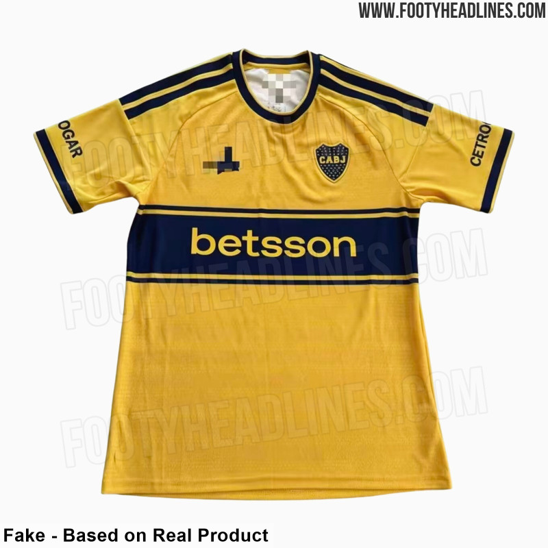 Goldenes Boca Juniors 26–27 drittes Trikot geleakt