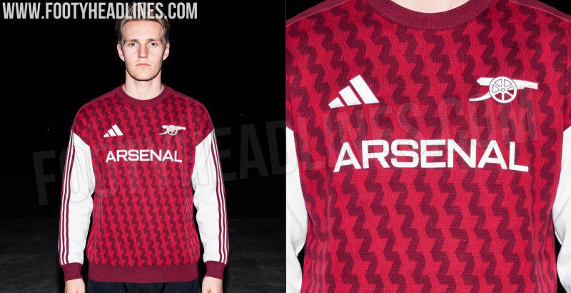 Exklusiv: Adidas Arsenal 2026 Langarm-Strick-Trikot geleakt