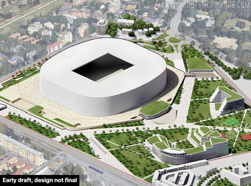Details zum neuen San-Siro-Stadion geleakt: 71.500 Plätze, Kurven im „Yellow Wall“-Stil und Podium-Design