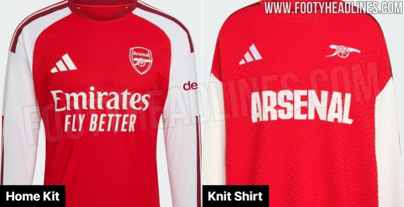 Exklusiv: Adidas Arsenal 2026 Strick-Langarm-Trikot geleakt