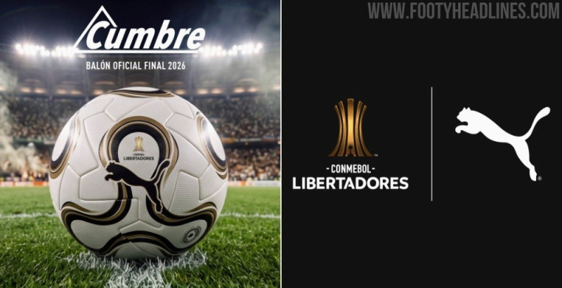 Spezieller goldener Puma-Finaltball für die Copa Libertadores 2026 vorgestellt
