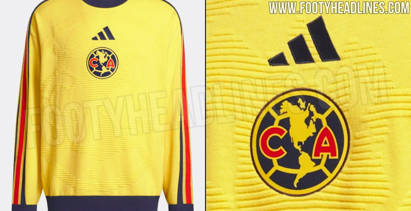 Exklusiv: Adidas Club América 2026 Langarm-Strick-Trikot geleakt