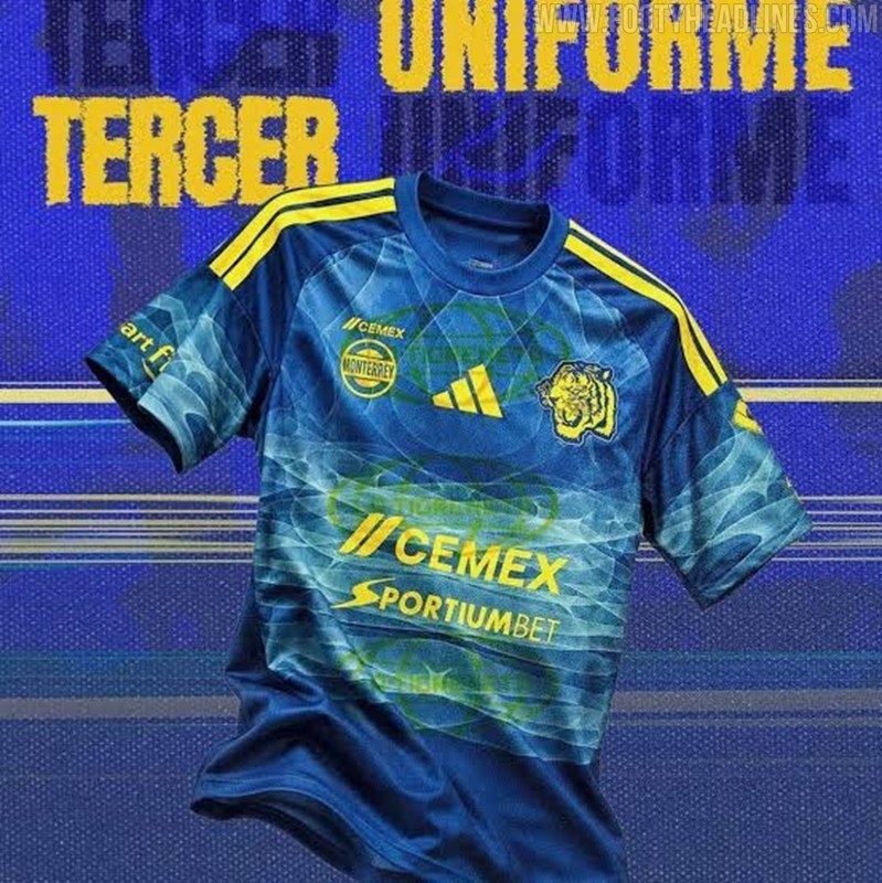 Das dritte Trikot der Tigres UANL für die Saison 26/27 ist geleakt